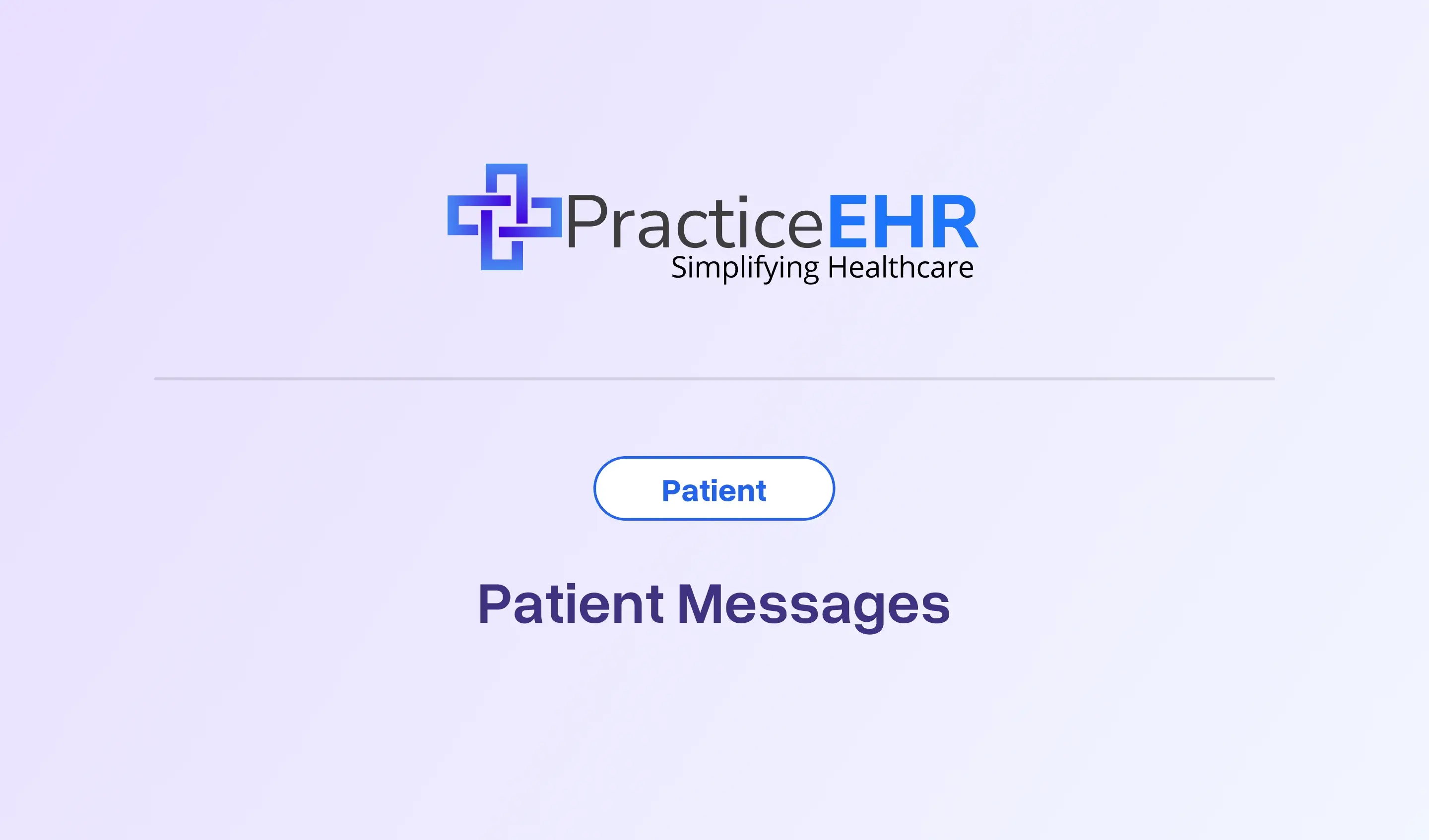 Patient Messages