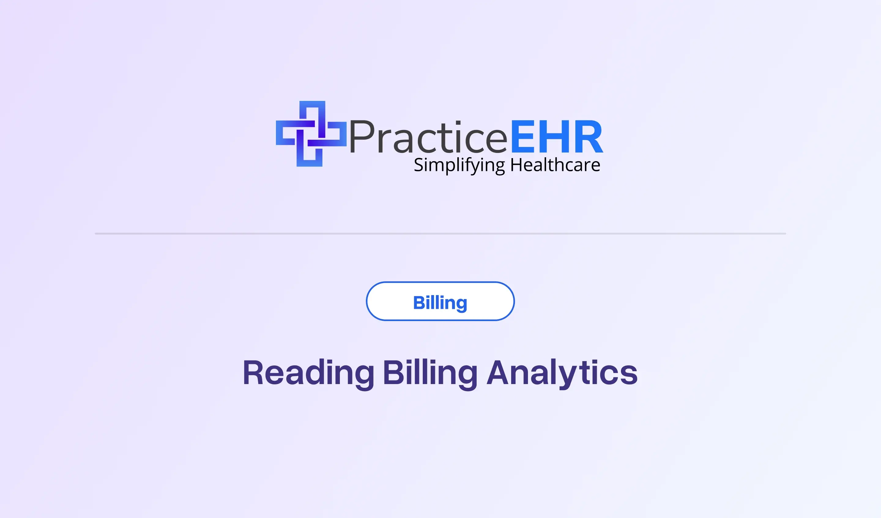 Reading Billing Analytics