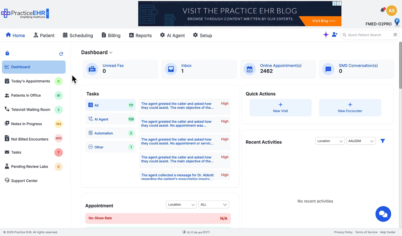 1 - Dashboard Navigation