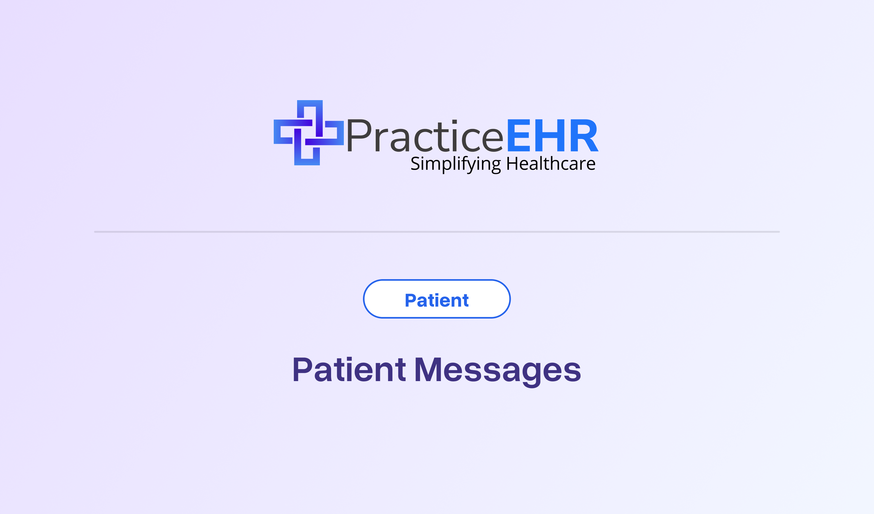 Patient Messages