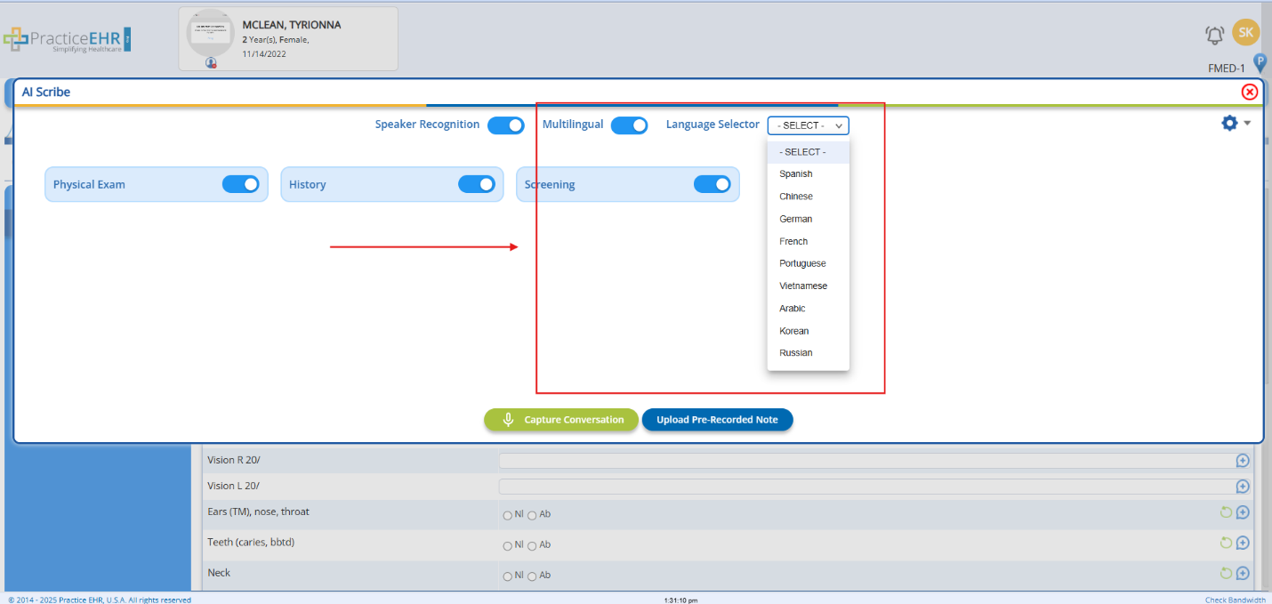 Language Selector