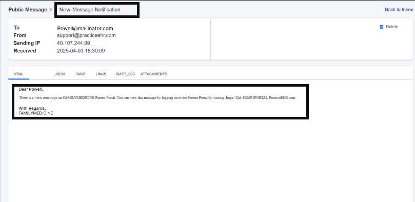 Email Format